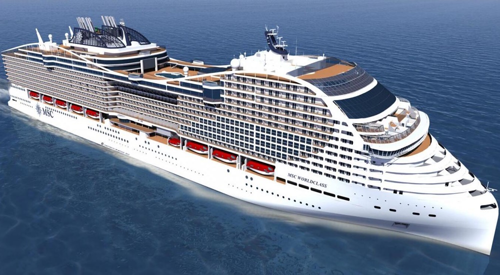 MSC World Europa，同级参考图